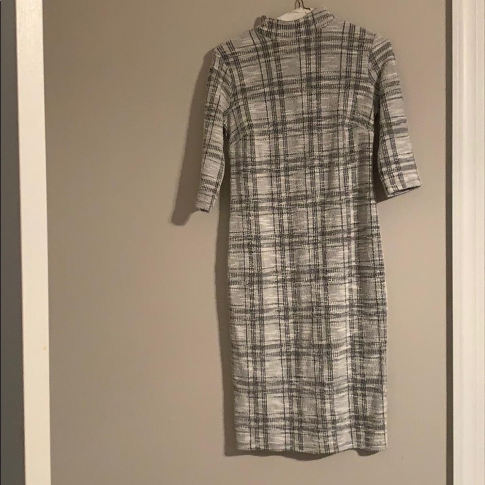 Black and white dress